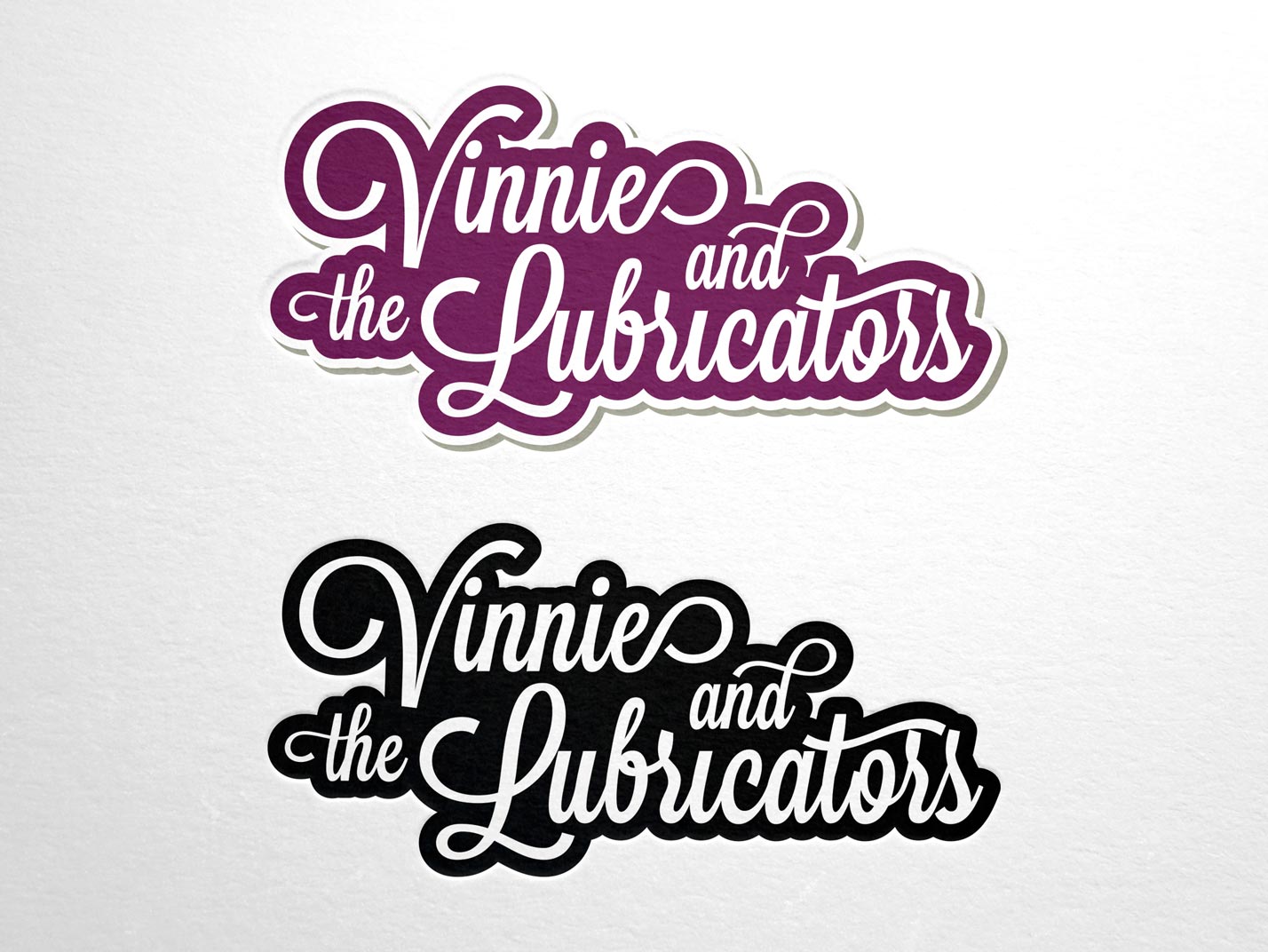 Vinnie and the Lubricators Branding