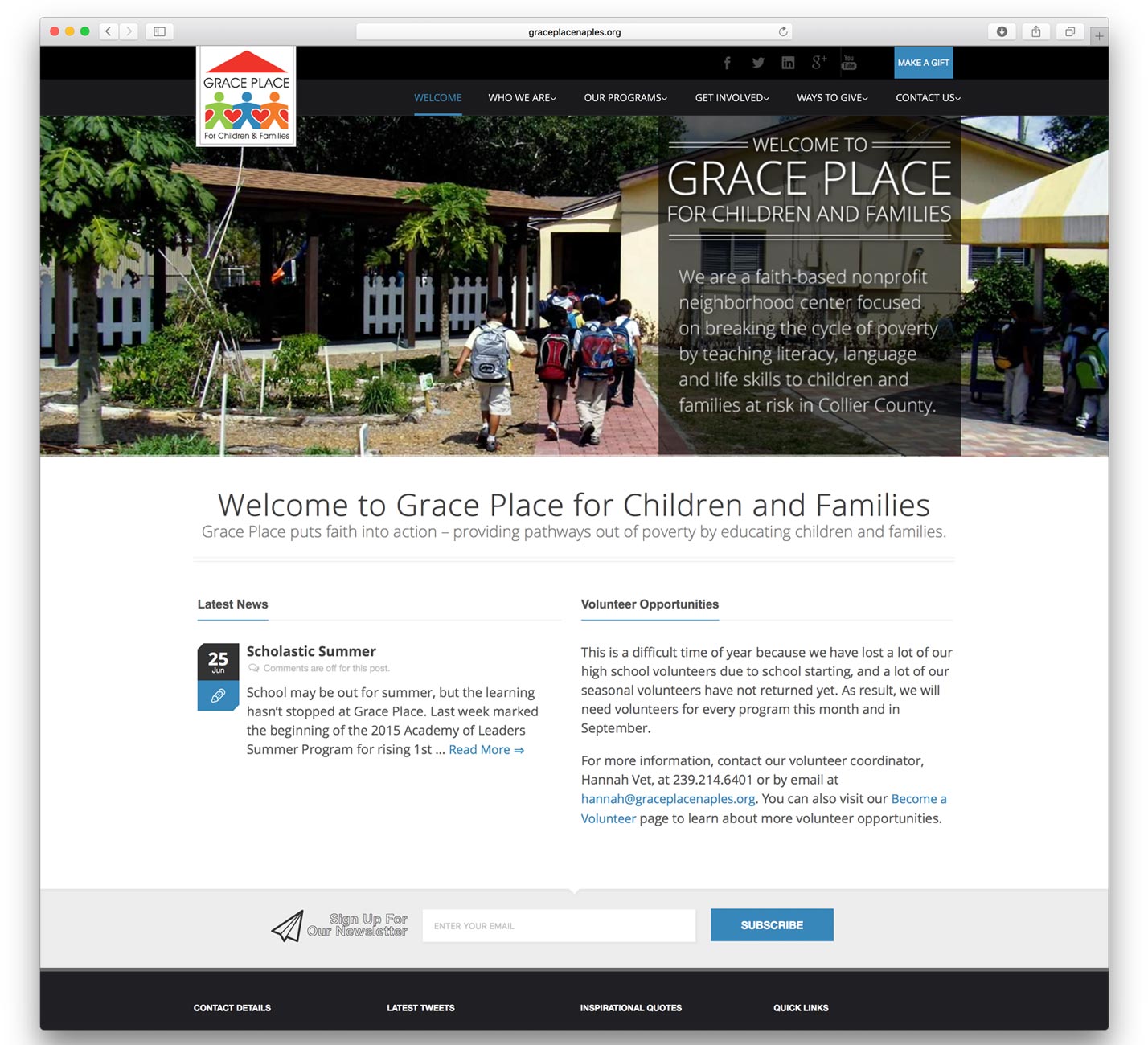 Grace Place Website