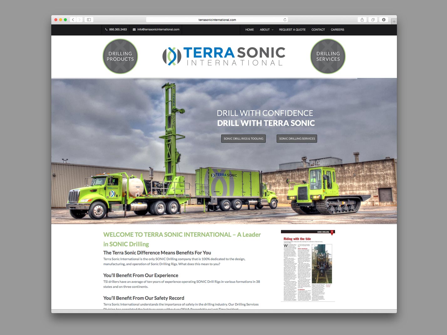 Terra Sonic International Website