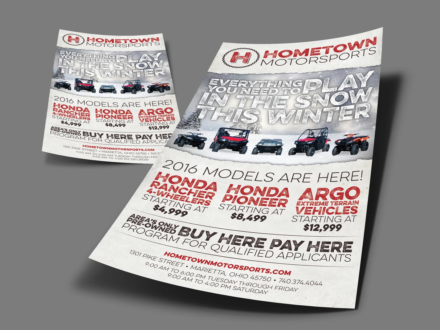 Hometown Motorsports Ads