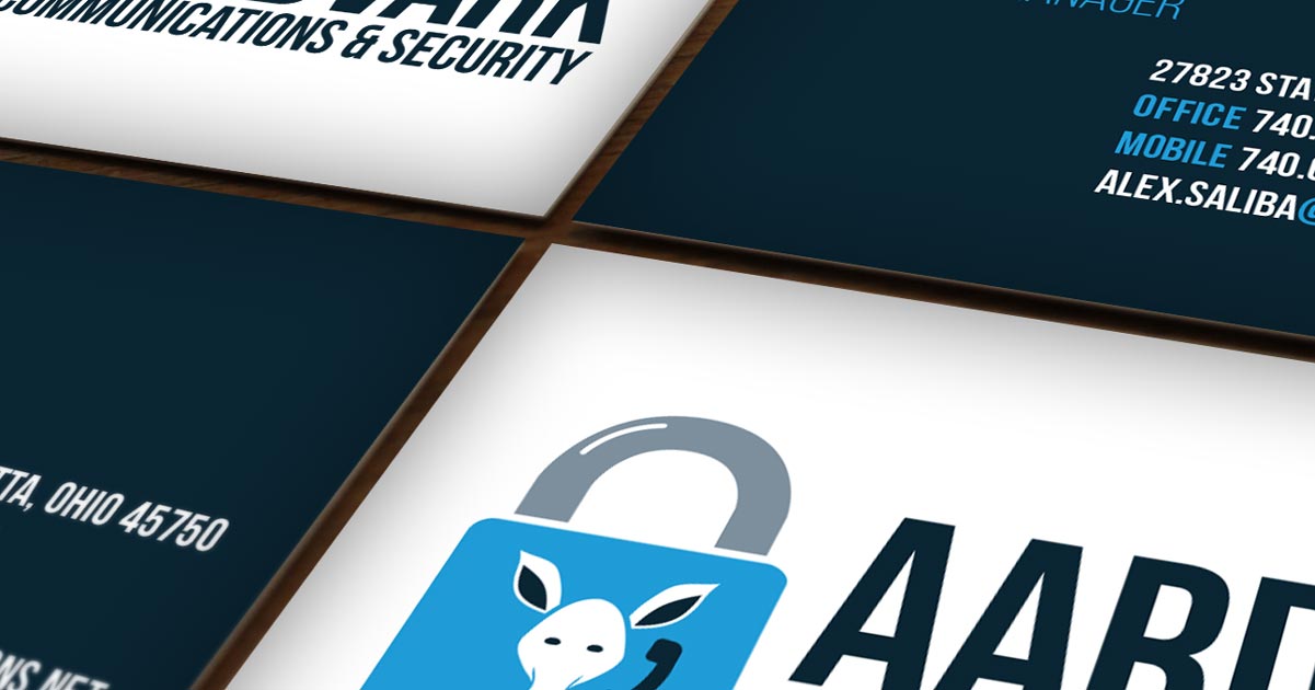 Aardvark Communications & Security Branding & Website // Meg Doyle