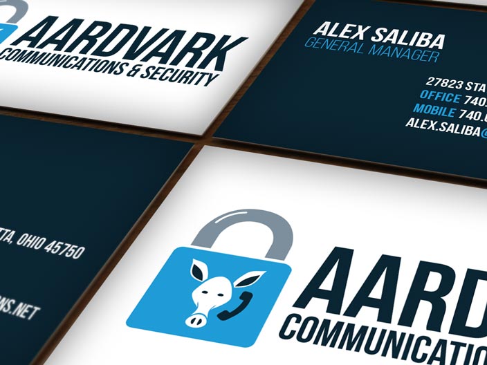 Aardvark Communications & Security Branding & Website
