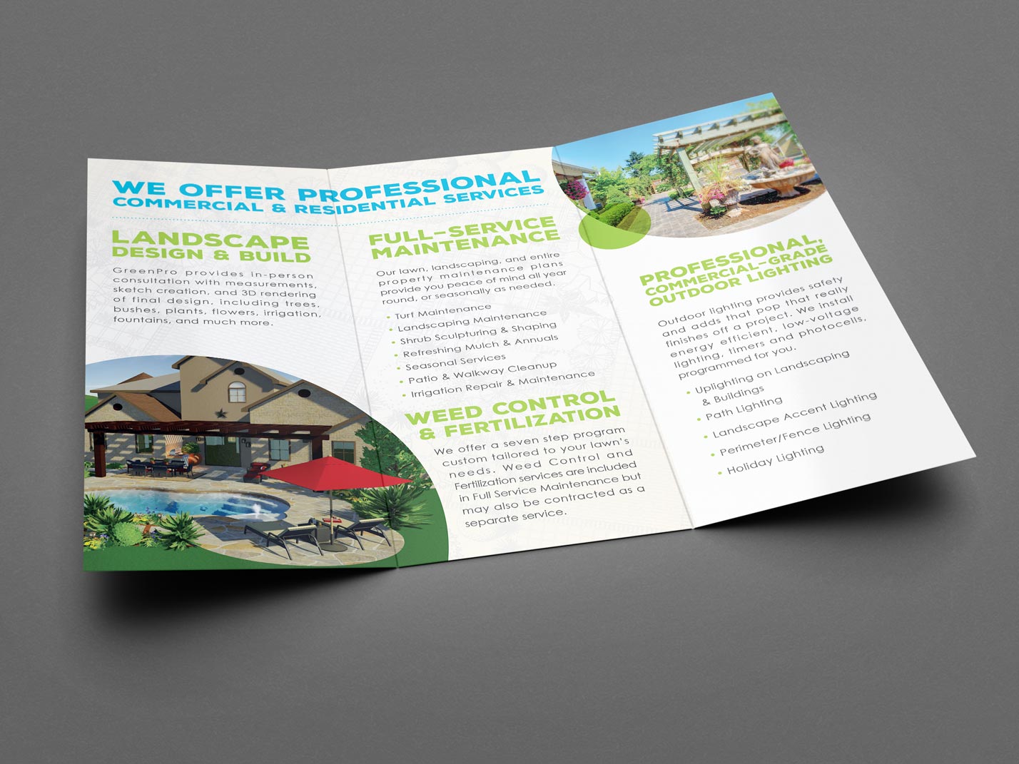 GreenPro Outdoor Services Brochure