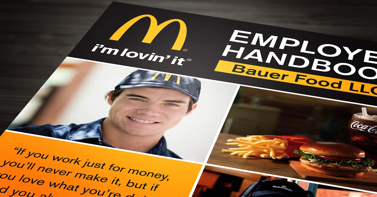 McDonald’s Employee Handbook Meg Doyle // Graphic Designer